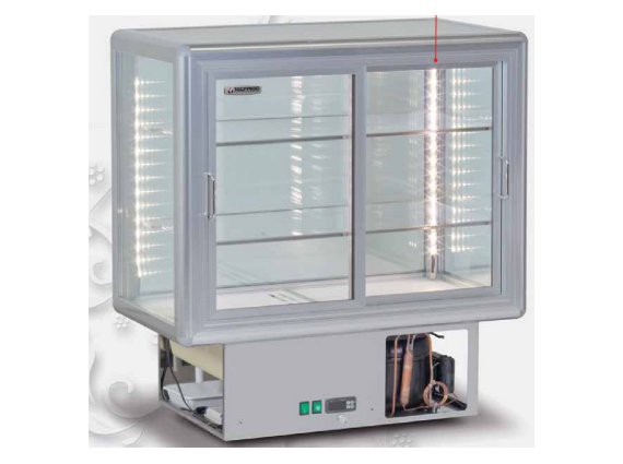 Vetrinetta refrigerata da incasso Snoopy Q +4/+10°